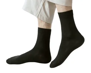 Herren Kleider socken Reine Baumwolle desodor ierte Frühlings-und Herbsts trümpfe Lederschuhe Business Mid-Tube schwarze Custom Socken mit Pac