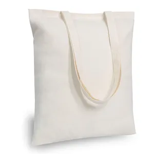 Großhandel umwelt freundliche Plain Blank Custom Print Shopping Baumwolle Canvas Einkaufstasche Stoff Tasche