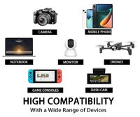 Carte mémoire Micro SDXC étanche pour appareil photo de plongée sous-marine, 32 Go, 64 Go, 128 Go, classe 10, U3, A1, V30, pour la capture vidéo de la plongée avec tuba