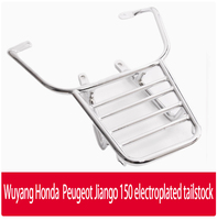Support de porte-bagages arrière pour moto, kit de modification avec accoudoir, compatible avec Peugeot QP150T-2C Jianguo 150