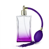 Nouveau Parfum Arabe Doré Élégant du Moyen-Orient Dubaï 50ML 100ML Support OEM Flacon de Parfum de Luxe en Verre avec Atomiseur à Pompe