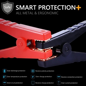 Портативное пусковое устройство высокой мощности 1500 А, 12 В, бустер для автомобильного аккумулятора, зарядное устройство для бензинового дизельного аккумулятора, пусковое устройство - Product Image 3