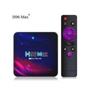 Dispositivo de tv inteligente H96 MAX, decodificador V11 RK3318, 4GB, 64GB, Android 11, h96max
