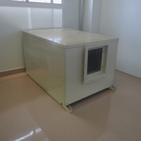 Déshumidificateur industriel de plafond 158L D, système de séchage d'air par conduits pour entrepôt commercial, unité de contrôle d'humidité automatique