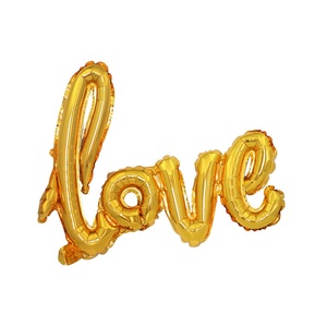Mini Palloncini in Mylar Dorati e Rossi a Tema Matrimonio, Compleanno, <span class=keywords><strong>San</strong></span> Valentino, Decorazioni per Feste - Product Image 5
