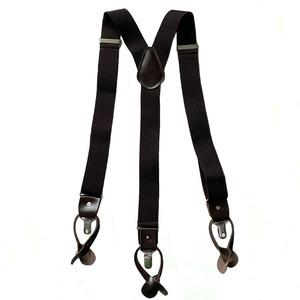 <span class=keywords><strong>Precio</strong></span> de fábrica Estilo casual Trabajo de alta calidad Soporte de cuero estilo Y y <span class=keywords><strong>Tirantes</strong></span> de soporte de metal para hombres - Product Image 3