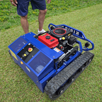 Tondeuse à gazon autonome robotisée avec moteur sans balais 3800 ㎡ /h 800MM 60 °   Tapis de gazon personnalisés à hauteur réglable pour parcs