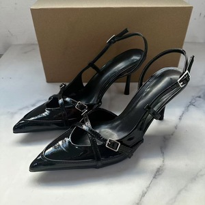 Z Europe et Amérique 2025, Nouveau Style de Sandales à Talon Haut, Bride Peu Profonde, Bout Évidé, Mode, <span class=keywords><strong>Mules</strong></span> Afrique - Product Image 1