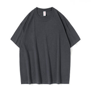 Camisetas de algodón con cuello redondo para hombre, camiseta personalizada con estampado de logotipo personalizado para hombre, Camiseta lisa de gran tamaño - Product Image 3