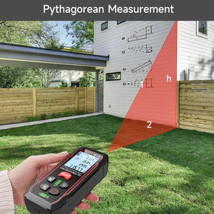 Télémètre laser Noyafa NF-270 avec écran pour mesures de longueur, surface, volume, Pythagore, circonférence simple/continue et compte à rebours - Product Image 5