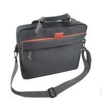 Sac porte-documents pour ordinateur portable rembourré en mousse de couleur grise de haute qualité Utilisation promotionnelle en polyester durable