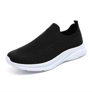 <span class=keywords><strong>Zapatillas</strong></span> de running para <span class=keywords><strong>hombre</strong></span>, tejidas, de caña baja, transpirables, ligeras, de color liso, para ocio y deporte, de otoño, venta directa de fábrica - Product Image 5