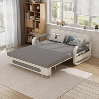 Sofá cama gris al por mayor sofá cama 1 plaza 2 plazas sofá cama con almacenamiento envío gratis