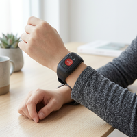 Bracelet GPS 4G LTE pour personnes âgées avec alarme SOS, surveillance à distance, fréquence cardiaque et tension artérielle, température, détection de chute