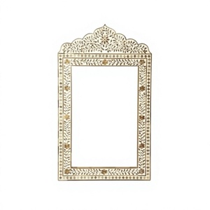 Top Selling BS INTERNATIONAL Modern Full-Length Eco-Friendly Handmade <b>Lightweight</b> Durable Framed Bone Inlay Wall <b>Mirror</b> - Product Image 3
