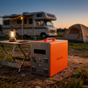สถานีไฟฟ้าพกพา XW-B1552 1500W คลื่นไซน์บริสุทธิ์ ความจุ 1331.2Wh แบตเตอรี่ LiFePO4 พร้อมหน้าจอในตัว ระบบ MPPT - Product Image 3