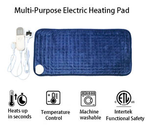 Almohadillas menstruales lavables de 30x60 cm, calentador corporal completo, almohadilla eléctrica con cable calefactor, protección contra sobrecalentamiento para el hogar - Product Image 3