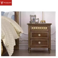 Lit en bois massif de style rétro français Versailles, lit double, lit de chambre principale, lit de villa, grand lit, lit de luxe