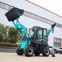Livraison gratuite EURO 5 Mini chargeuse-pelleteuse pelleteuse EPA CE chargeuse-pelleteuse à godet agricole chargeuse-pelleteuse chinoise à roues 4x4