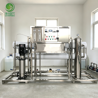 Ligne de traitement d'eau RO automatique à une seule étape, réservoir de prétraitement en acier au carbone FRP en option