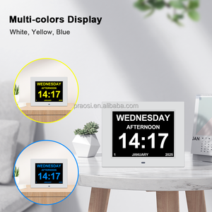 8 Inch Siêu Lớn Phông Chữ Kỹ Thuật Số Analog Đồng Hồ Bằng Giọng Nói Nói Đồng Hồ Với Thuốc Nhắc Nhở Và Với Các Biểu Tượng Hiển Thị Nhà Máy Trung Quốc - Product Image 4