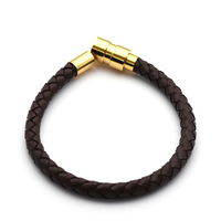 Résultats de bijoux en acier inoxydable 6mm fermoir avec rainure fermoir de roue pour Bracelet en cuir tissé fabrication de bijoux à bricoler soi-même