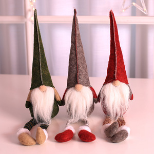 Adornos de Mesa para el hogar Decoración de Gnomo de Navidad, gnomo de peluche Tomte Escandinavo de Santa, adornos navideños de gnomos - Product Image 4
