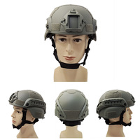 Casque d'Entraînement Tactique de Moto/Vélo Premium en ABS Résistant aux Chocs et aux Bosses, Ultra Robuste et Durable