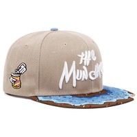 Gorra de Béisbol Estilo Americano de PVC con 6 Paneles, Visera Plana, Cierre a Presión, Unisex, para Primavera/Otoño, Protección Solar, Estilo Urbano, Hip-Hop