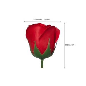 Handmade Nghệ Thuật Nhân Tạo Hoa 3 Lớp Rose Head Bó Hoa Hộp Quà Tặng Trang Trí Đám Cưới Mô Phỏng Xà Phòng Hoa - Product Image 2