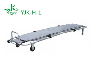 نقالة دائمة وخفيفة الوزن من الألومنيوم قابلة للطي لإزالة الجسم الجنائز للاستخدام في مستشفى الجنازة - Product Image 4