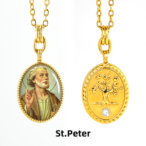 Colgante Conmemorativo Religioso de San Pedro GIVELUCK, Simboliza la Dedicación y la Fe - Product Image 4