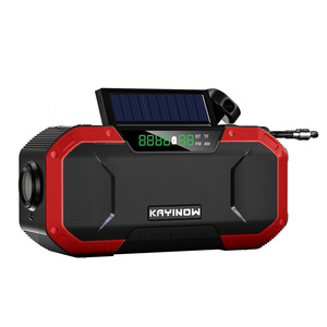 Radio Meteorológica Digital Solar de Emergencia KAYINOW de <span class=keywords><strong>3</strong></span> Bandas AM/<span class=keywords><strong>FM</strong></span>/NOAA con Banco de Energía Portátil de 5000 mAh - Product Image 3