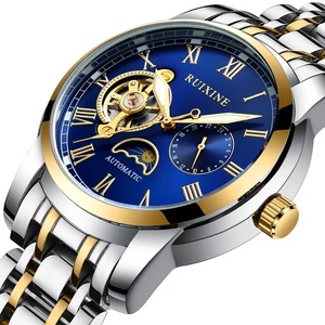 Montre automatique de luxe pour homme en acier, marque OEM, mouvement mécanique doré, modèle R835 - Product Image 2