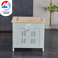 Table d'ordinateur encastrée avec écran LCD escamotable en métal pour salle de classe et salle de formation