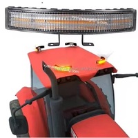 Nouvelle lampe stroboscopique LED incurvée 12-24V 22W R65 IP65, lumière de signalisation d'urgence clignotante, 6500 lumens pour camion et véhicule