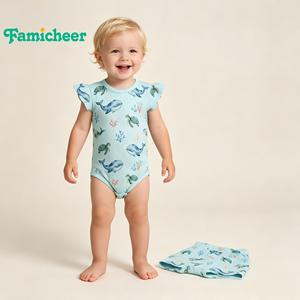 Combinaisons pour bébés à porter tous les jours, 3-6 mois, combinaisons pour bébés pour la saison estivale, combinaison bleue pour bébés garçons - Product Image 5