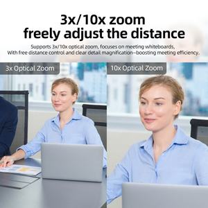 Caméra de conférence PTZ à transmission sans fil avec suivi automatique IA 4K, <span class=keywords><strong>zoom</strong></span> optique 10x pour les réunions <span class=keywords><strong>en</strong></span> <span class=keywords><strong>ligne</strong></span>, les webinaires, la diffusion <span class=keywords><strong>en</strong></span> direct - Product Image 4