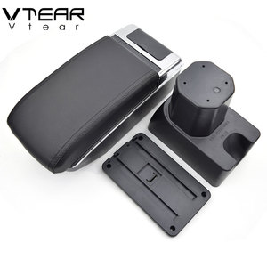 Vtear tay vịn da giao diện USB hộp lưu trữ cánh tay phần còn lại Phụ kiện chủ đề xe kiểu dáng nội thất ABS Đỏ 16-18 cho <span class=keywords><strong>Suzuki</strong></span> Ignis - Product Image 6