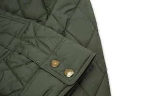 <span class=keywords><strong>Giacca</strong></span> <span class=keywords><strong>camicia</strong></span> isolante idrorepellente da uomo con bottone trapuntato con bottone trapuntato in stile <span class=keywords><strong>marrone</strong></span> scuro - Product Image 4