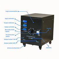 Régulateur de tension monophasé CA en cuivre 10 kVA 15 kVA 20 kVA 25 kVA 30 kVA, transformateur abaisseur de tension réglable industriel