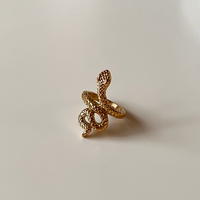 Ensemble de bagues de phalange punk en métal serpent avec chaîne géométrique pour femme, style rétro minimaliste, perles irrégulières, bagues fines pour les doigts, cadeau de fête
