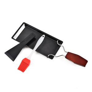 Plat de cuisson antiadhésif en fer pour <span class=keywords><strong>fromage</strong></span> fondu avec spatule, moule à <span class=keywords><strong>fromage</strong></span> pour four, barbecue, cuisine, restaurant, plateaux de service - Product Image 2