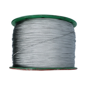 Câble en acier galvanisé 1*7 Câble en acier galvanisé 7 fils 1.2mm 1.35mm 1.5mm Câble en acier de levage - Product Image 1