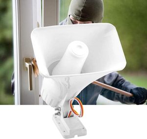 Сирена Ejoyous EB-166, пластиковая, водонепроницаемая, 150 дБ, 12 В постоянного тока, двухтональная, проводная, дальность действия 100-200 м, для безопасности дома и магазина, отпугивания воров - Product Image 4