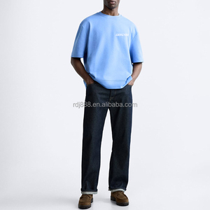 เสื้อยืดผ้าฝ้าย100% สูงสำหรับผู้ชาย400แกรมครอปได้ทั้งชายและหญิงเสื้อยืดธรรมดาพิมพ์ลายดิจิตอลว่างเปล่าสุดหรู - Product Image 4