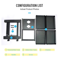 Accessoires modulaires pour unités de rangement : Panier coulissant d'angle en acier inoxydable pour armoire de cuisine, idéal pour les assaisonnements, avec rangement facile