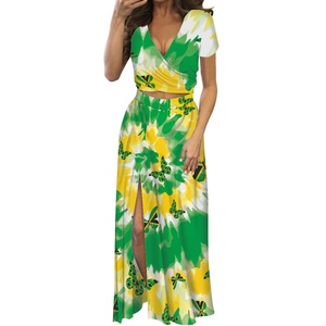 sachin and babi light blue dress PRETTYGARDEN Women's Summer Casual Short Flutter Sleeve Round Neck Smocked  Waist Tiered Boho Floral Flowy Maxi Dress, Floral Green, Medium price in  Saudi Arabia | Amazon Saudi Arabia