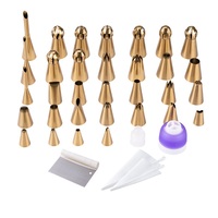 Kit de douilles coniques en acier inoxydable 304 pour décoration de gâteaux, outils de pâtisserie, crème, glaçage, poche à douille, décoration florale