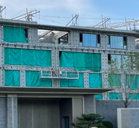 Plateforme suspendue en aluminium pour levage de façade ZLP630 avec certificat CE